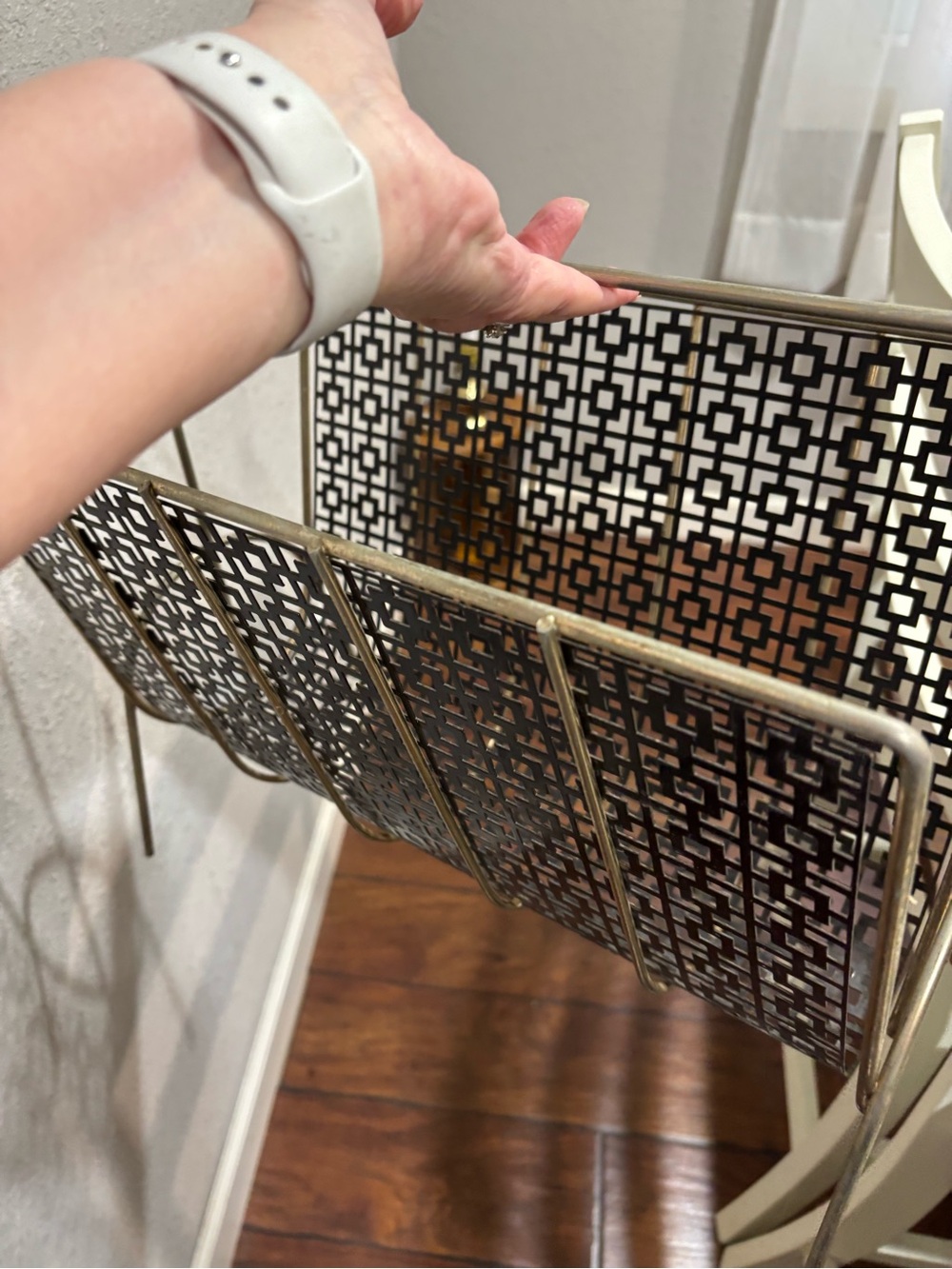 1960's MCM Magazine Rack Sleek Retro Mod Style - Picture 11 of 11